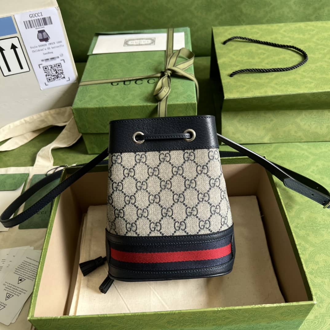 Gvc*1 Ophidia Mini GG Svp*me 550620 Replica Bucket Bag