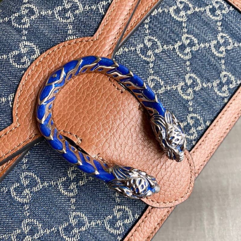 Gvc*1 GG Svp*me Dionysus Chain Shoulder Bag Replica Blue 400249