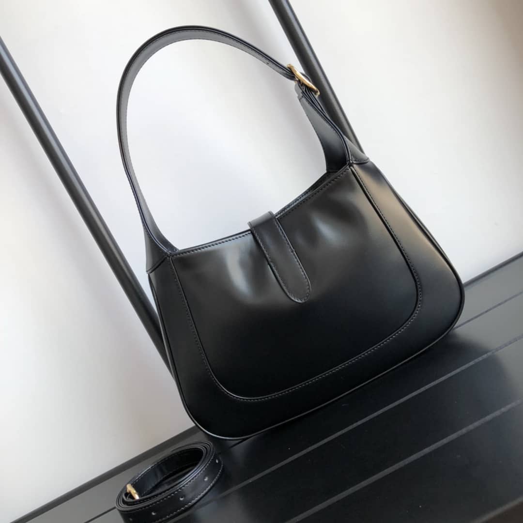 Gvc*1 GG Jackie 1961 Small Hobo Shoulder Bag Replica Black 636709