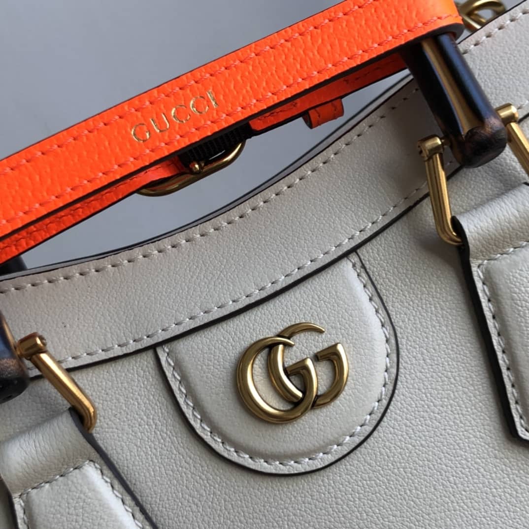 Gvc*1 Diana Small Tote Replica White 660195