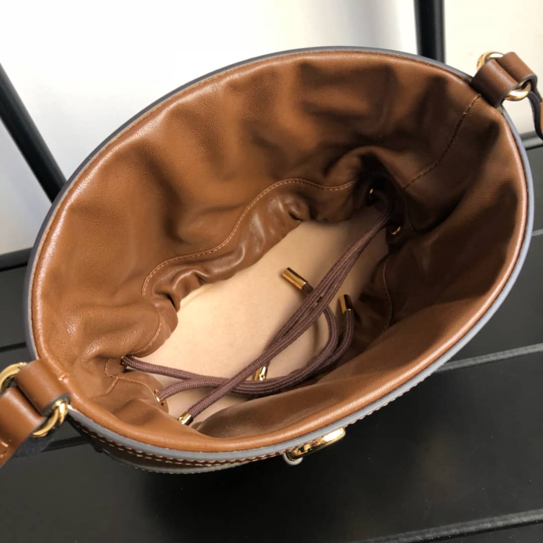 Gvc*1 1955 Horsebit Shoulder Bucket Bag Replica 602118