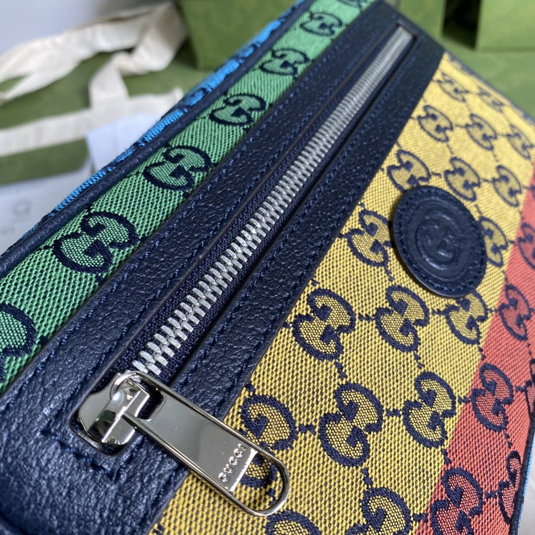 Gvc*1 GG Multicolor Belt Bag Replica 658657