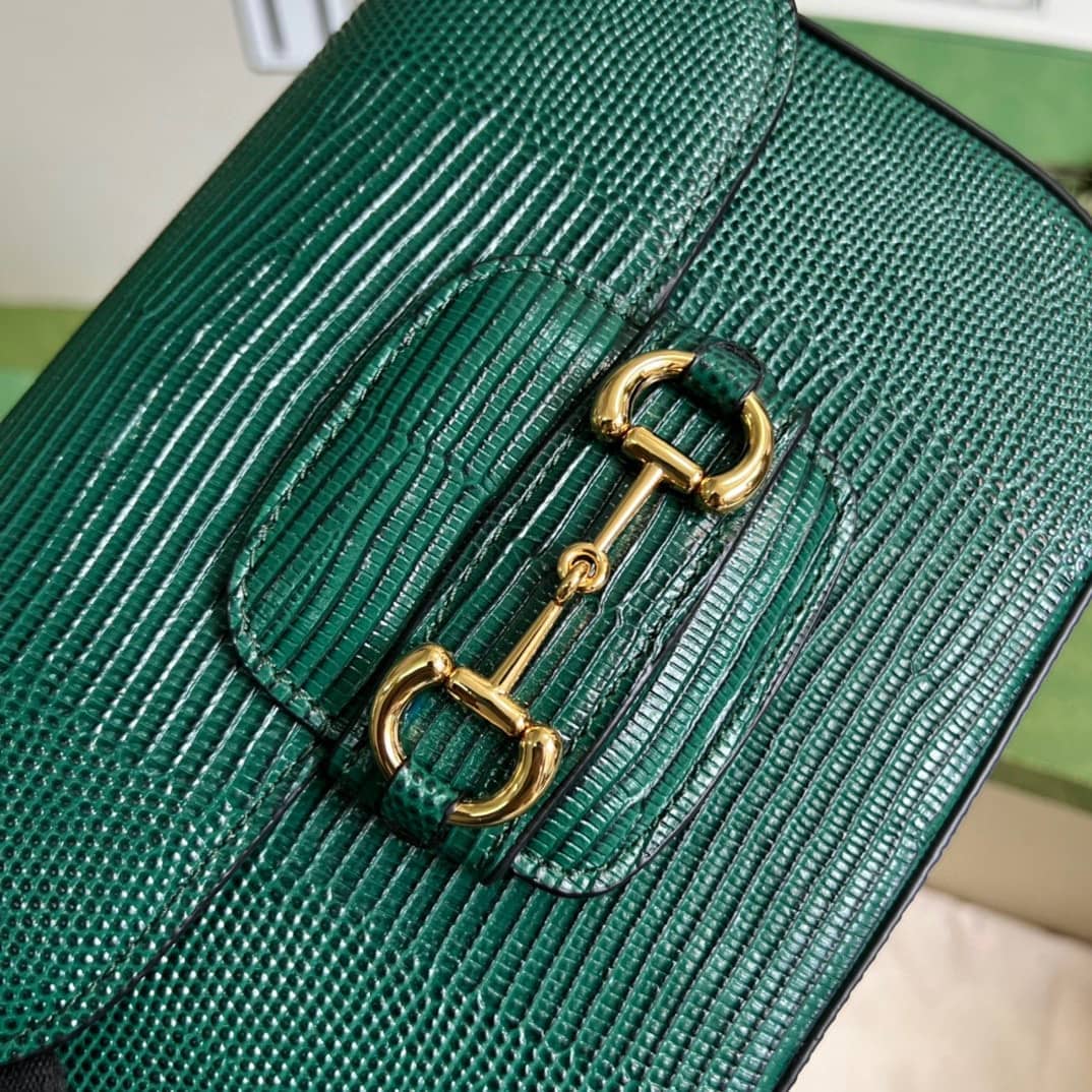 Gvc*1 Horsebit 1955 Lizard Mini 675801 Replica Shoulder Bag