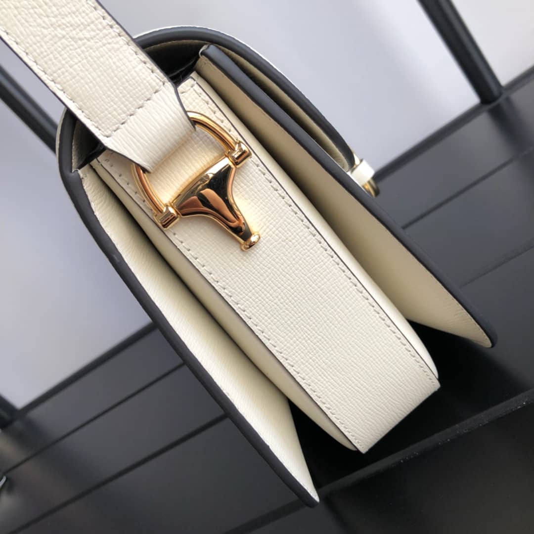 Gvc*1 Horsebit 1955 Shoulder Bag Replica White 602204