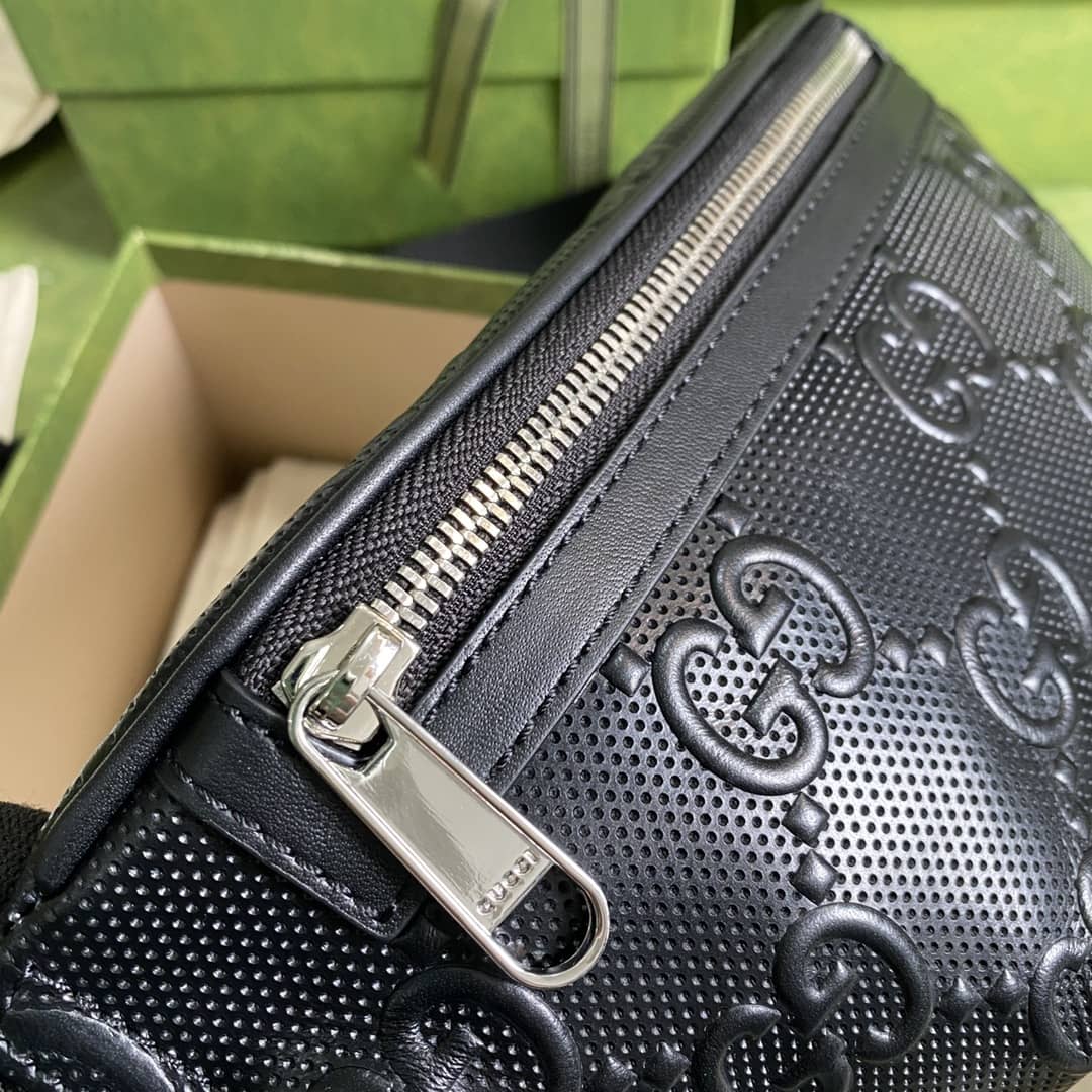 Gvc*1 GG Embossed Belt Bag Replica 658582