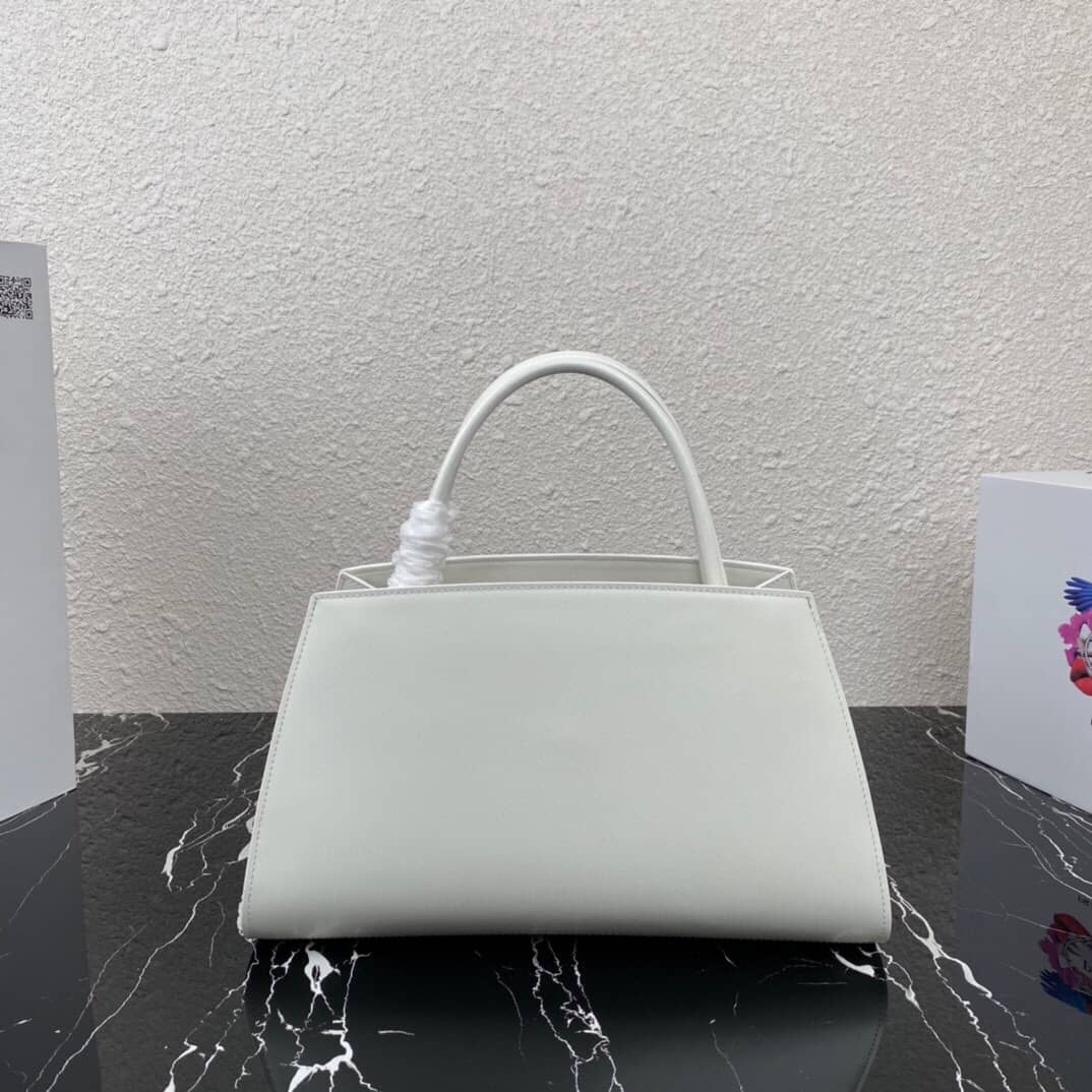 Pra*a Small Brushed Leather Replica Tote