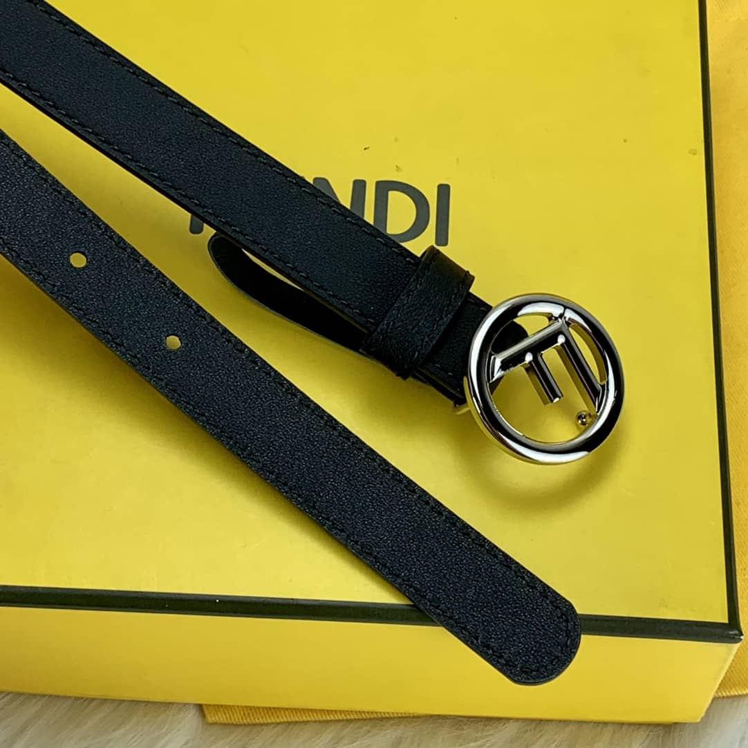 Knockoff F**di Logo Belt 20mm For Lady