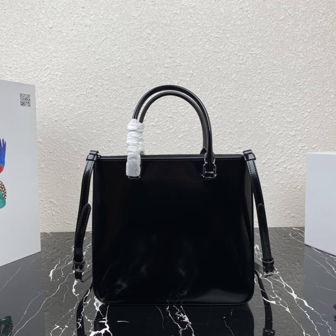 Pra*a Raffia Tote Dupe Womens Brushed Leather Replica Tote