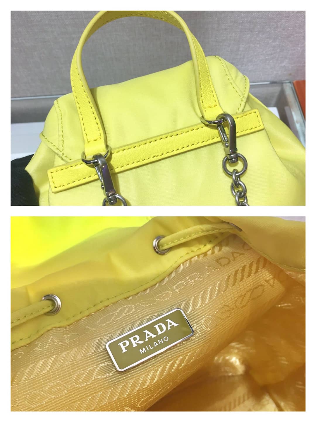 Pra*a Backpack Dupe