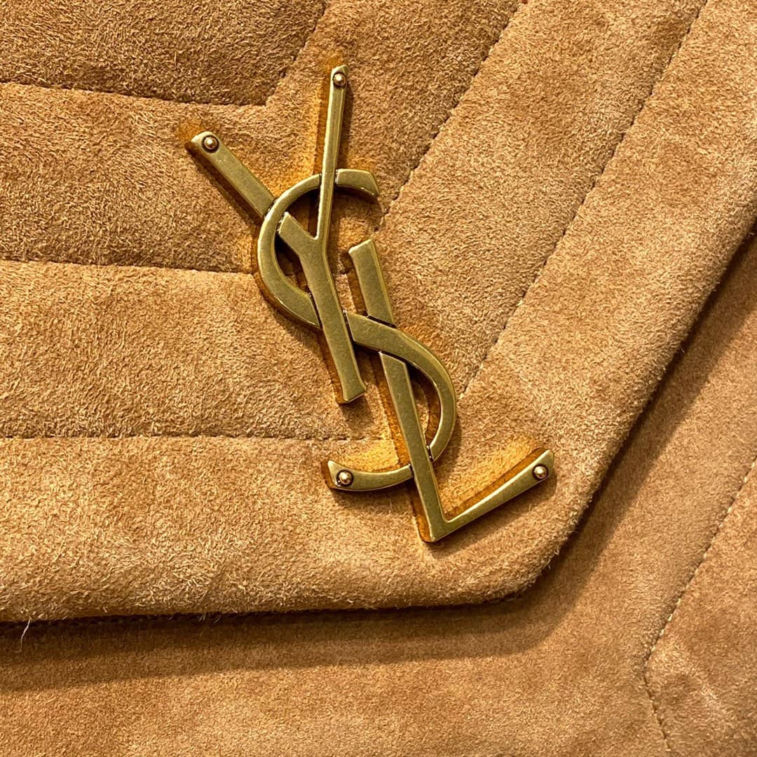 Sa1nt Lau*nt Bag Dupe Loulou Monogram Quilted Velvet Shoulder Bag