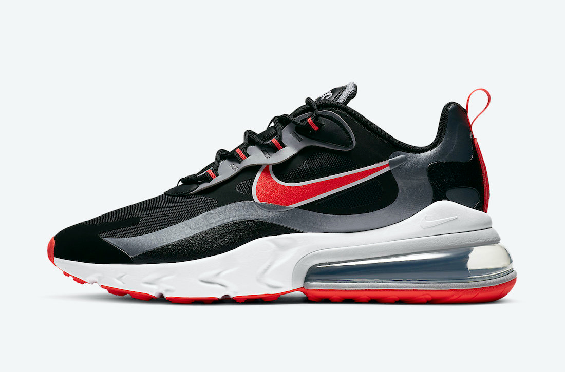 Air Max 270 React Black Bright Crimson CT1646-001