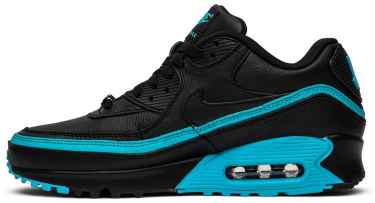 Undefeated x Air Max 90 Black Blue Fury CJ7197-002