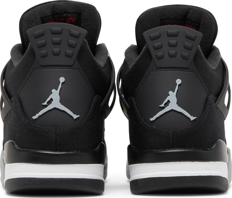 Replicas Air Jordan 4 Retro Black Canvas DH7138-006 Reps