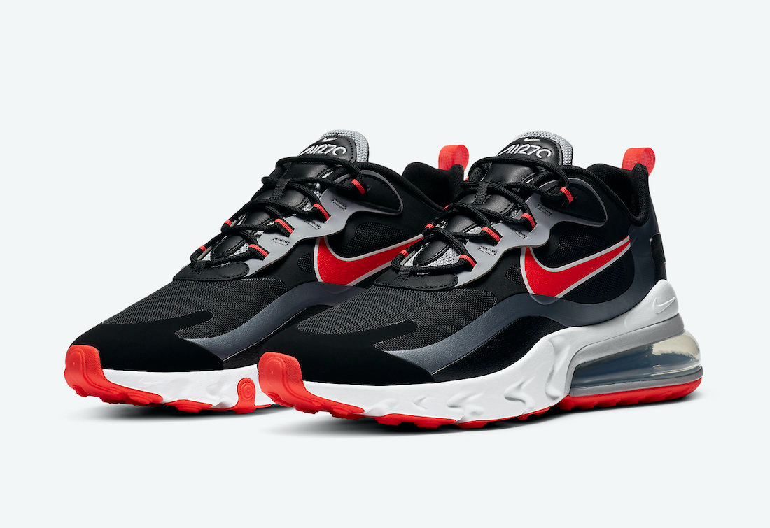 Air Max 270 React Black Bright Crimson CT1646-001