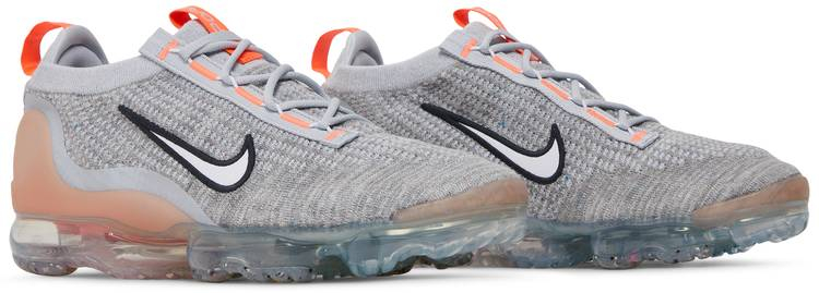 Air VaporMax 2021 Flyknit Grey Fog Bright Mango DH4084-002