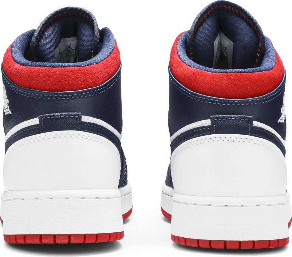 Air Jordan 1 Mid GS USA Olympic BQ6931-104