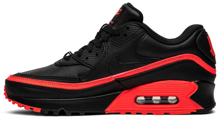 Undefeated x Air Max 90 Black Solar Red CJ7197-003