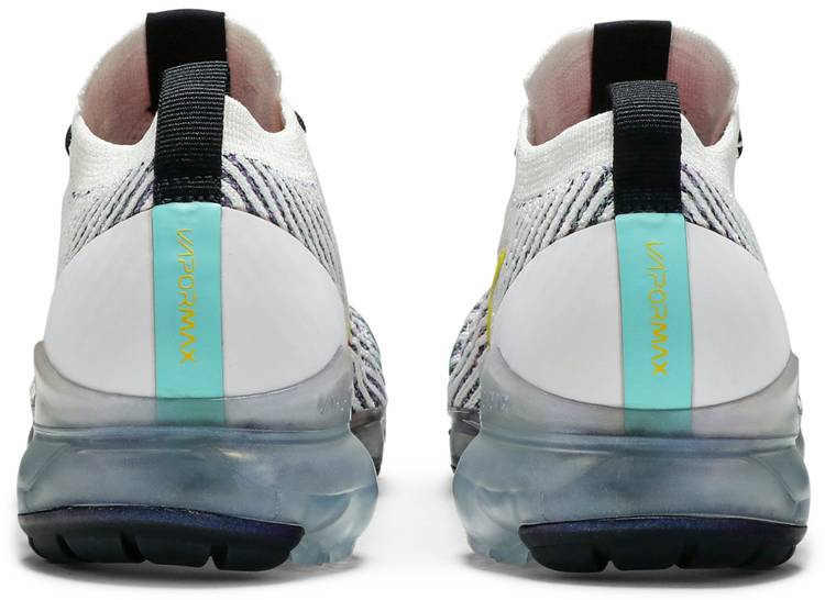 Air VaporMax Flyknit 3 White Dynamic Yellow AJ6900-103