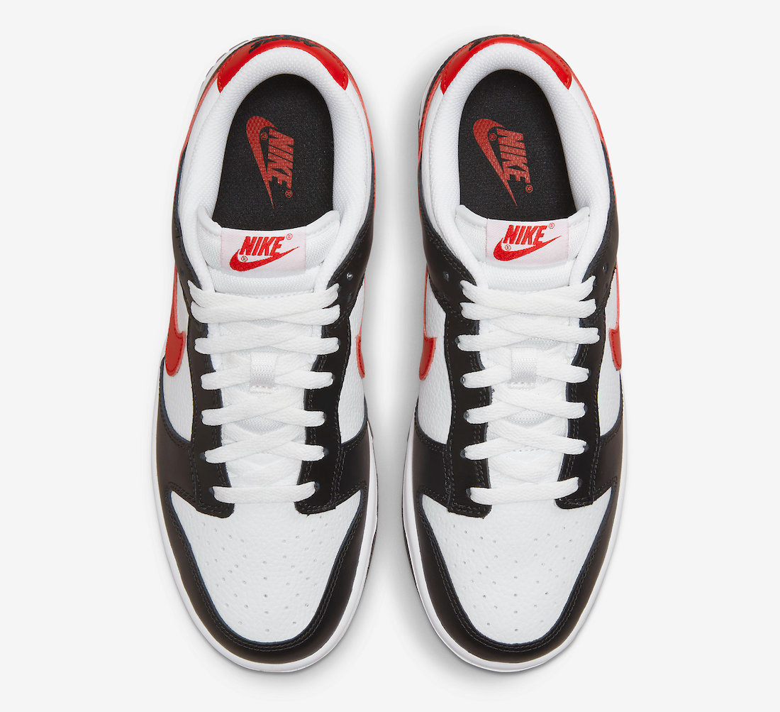 Dunk Low Black White Red FB3354-001
