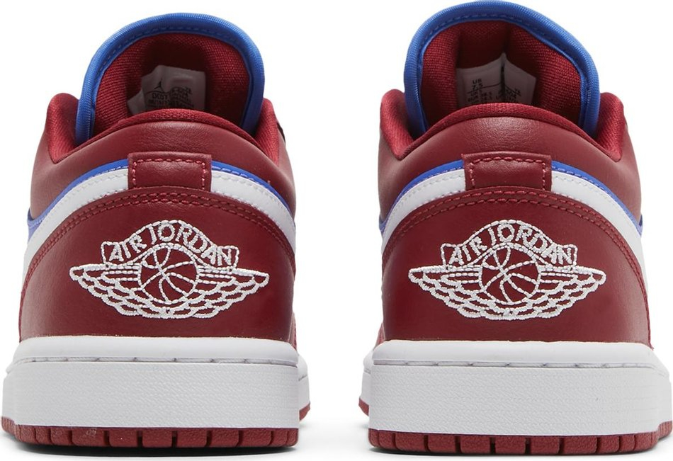 Wmns Air Jordan 1 Low Deep Red Blue DC0774-604