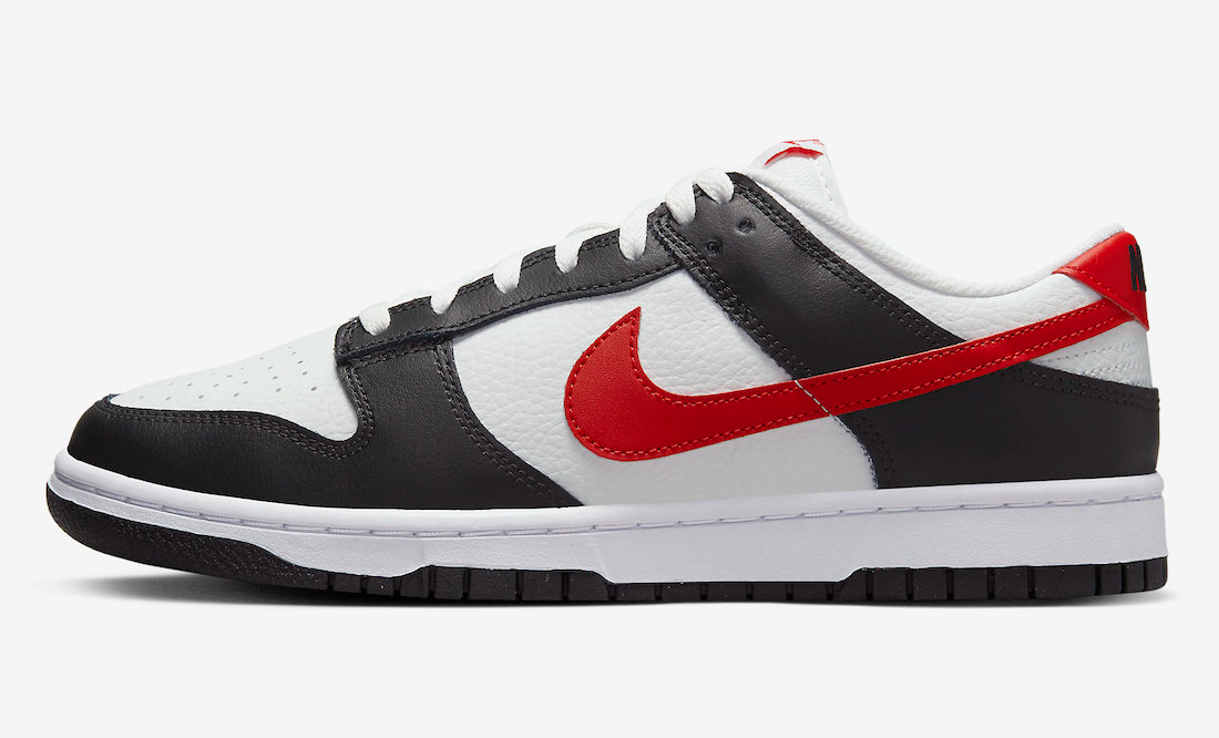 Dunk Low Black White Red FB3354-001