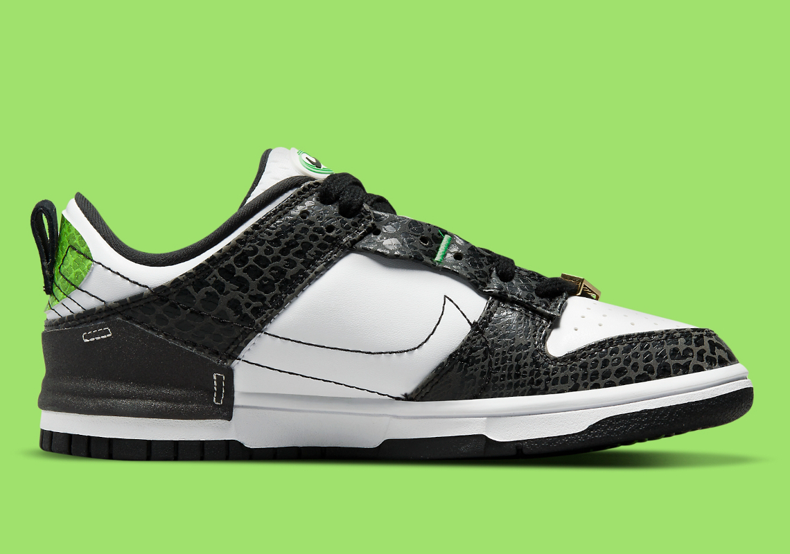Wmns Dunk Low Disrupt 2 Just Do It Black Snakeskin DV1490-161