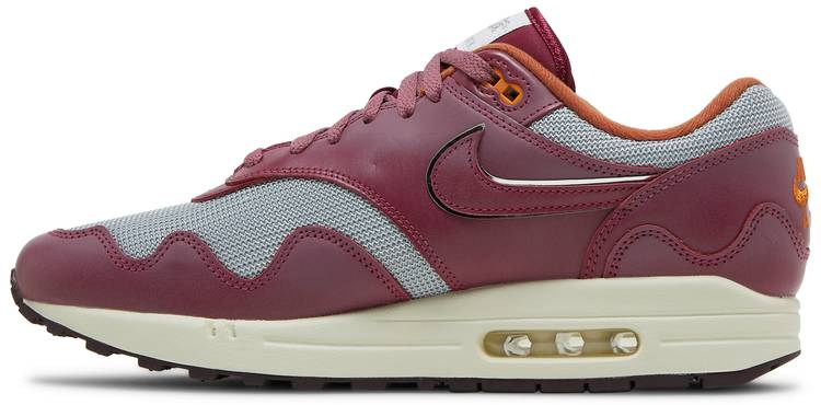 Patta x Air Max 1 Rush Maroon DO9549-001