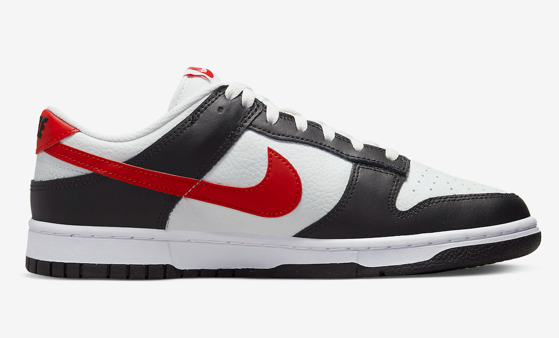 Dunk Low Black White Red FB3354-001