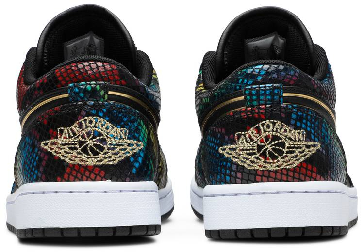 Wmns Air Jordan 1 Low Multi Snakeskin CW5580-001