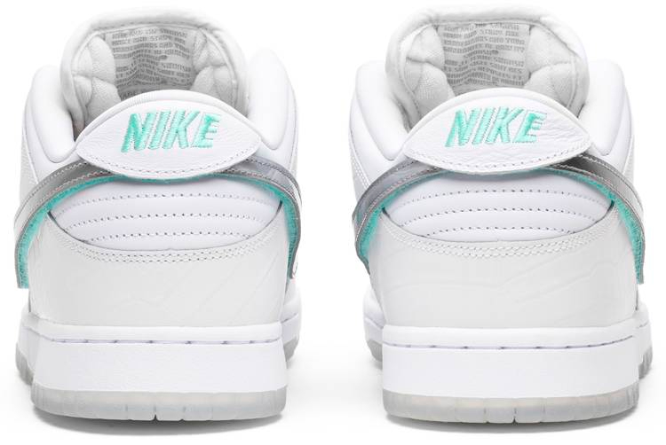 D1am0nd S*pply Co. x Dunk Low Pro SB White D1am0nd BV1310-100