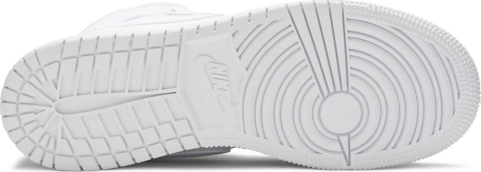 Air Jordan 1 Mid GS Triple White 554725-130