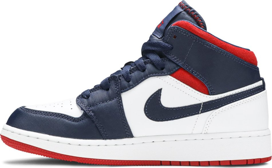 Air Jordan 1 Mid GS USA Olympic BQ6931-104