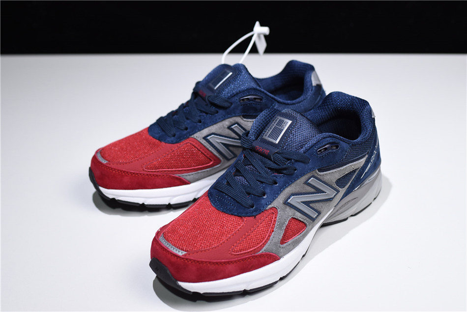 Stussy x 990v4 Blue Red M990EB4