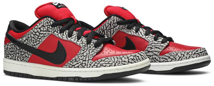 Svp*me x Dunk Low Premium SB Red Cement 313170-600