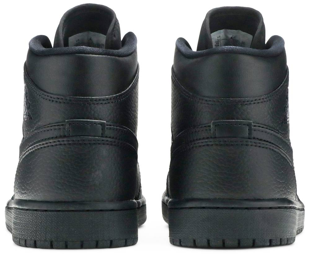 Air Jordan 1 Mid Triple Black 554724-091