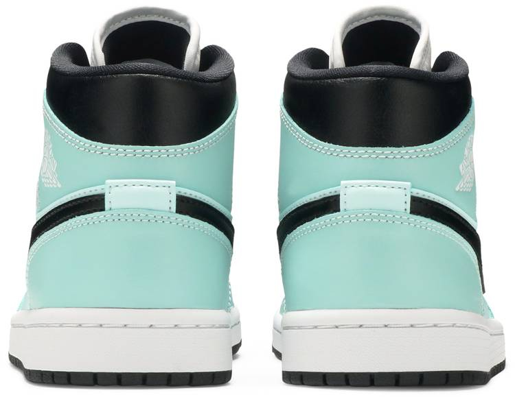 Wmns Air Jordan 1 Mid Aqua Black BQ6472-300