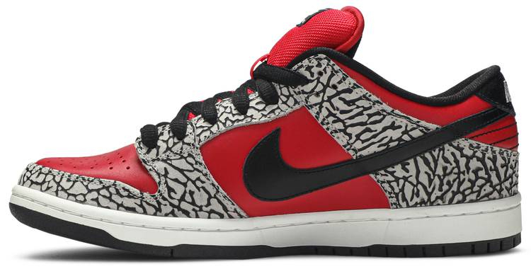 Svp*me x Dunk Low Premium SB Red Cement 313170-600