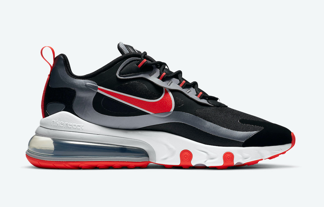 Air Max 270 React Black Bright Crimson CT1646-001