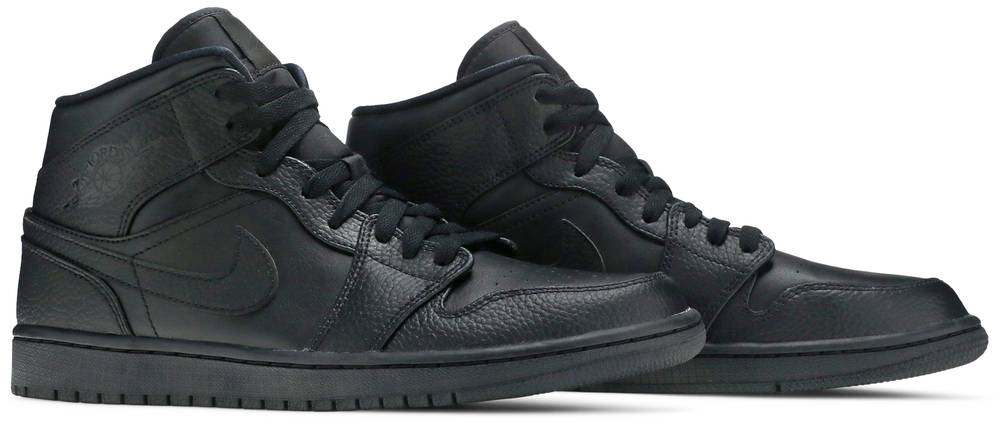 Air Jordan 1 Mid Triple Black 554724-091