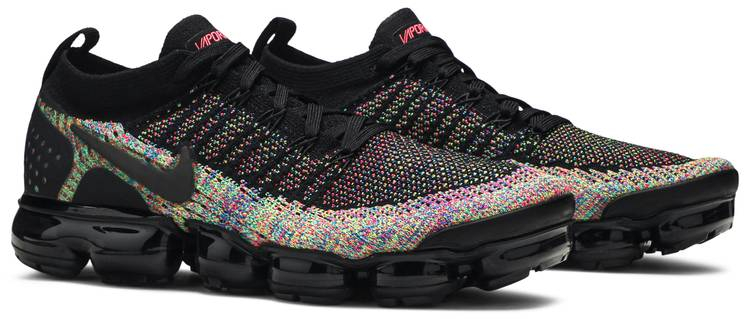 Air VaporMax Flyknit 2 Black Multi-Color 942842-017