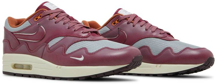 Patta x Air Max 1 Rush Maroon DO9549-001