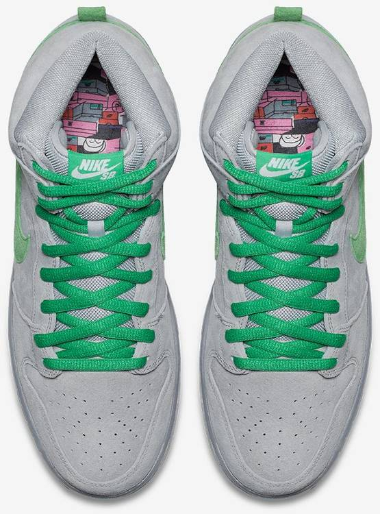 SB Dunk High Silver Box 313171-039
