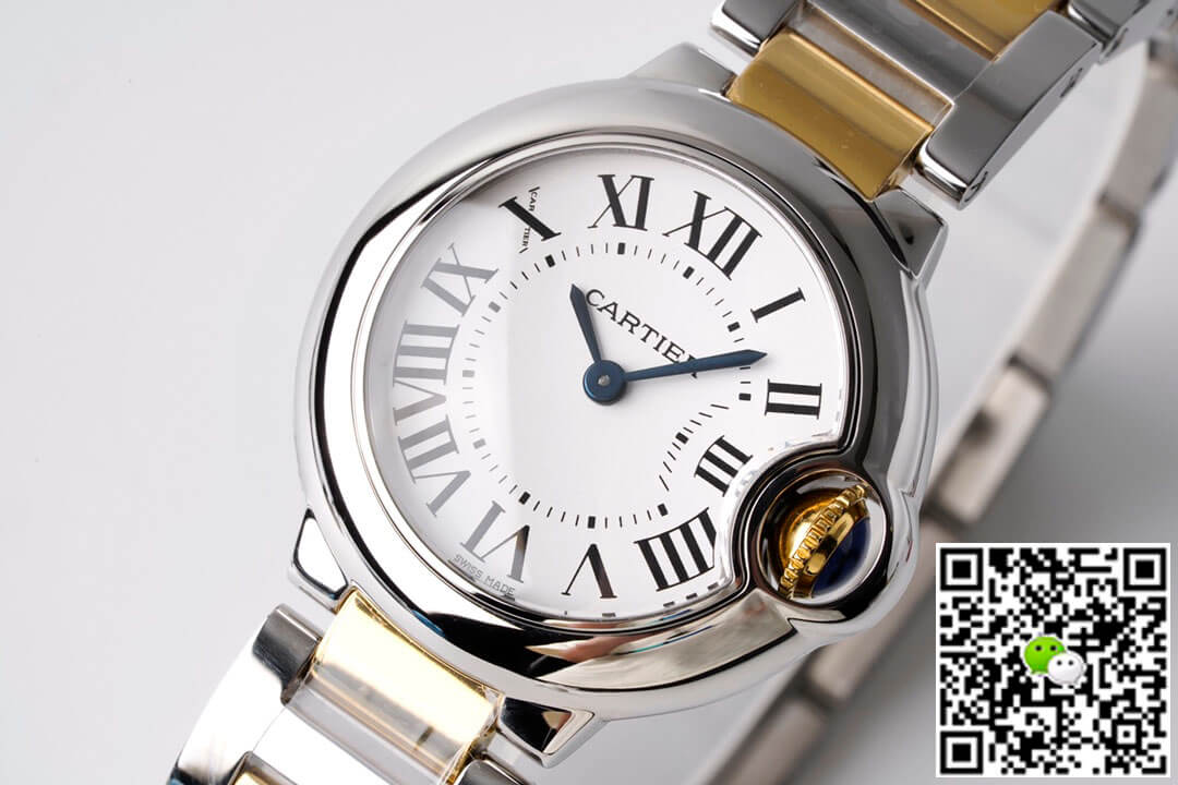 Replica Ballon Bleu De Ca*t1er 28MM W69007Z3 1:1 Best Edition AF Factory White Dial