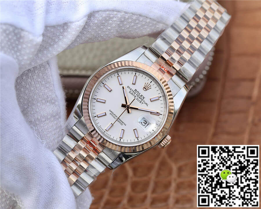 Replica R01ex Datejust M126231-0017 36MM 1:1 Best Edition GM Factory White Dial