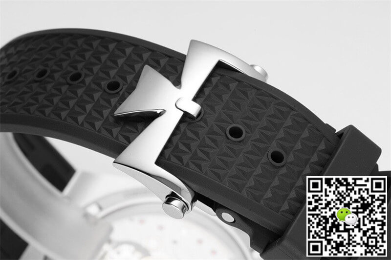 Replica Vacheron C0nstan1n Overseas 4500V 1:1 Best Edition PPF Factory Black Rubber Strap