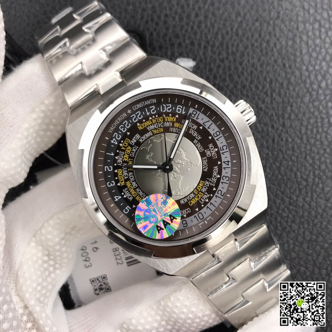 Replica Vacheron C0nstan1n Overseas 7700V/110A-B176 1:1 Best Edition 8F Factory Brown Dial