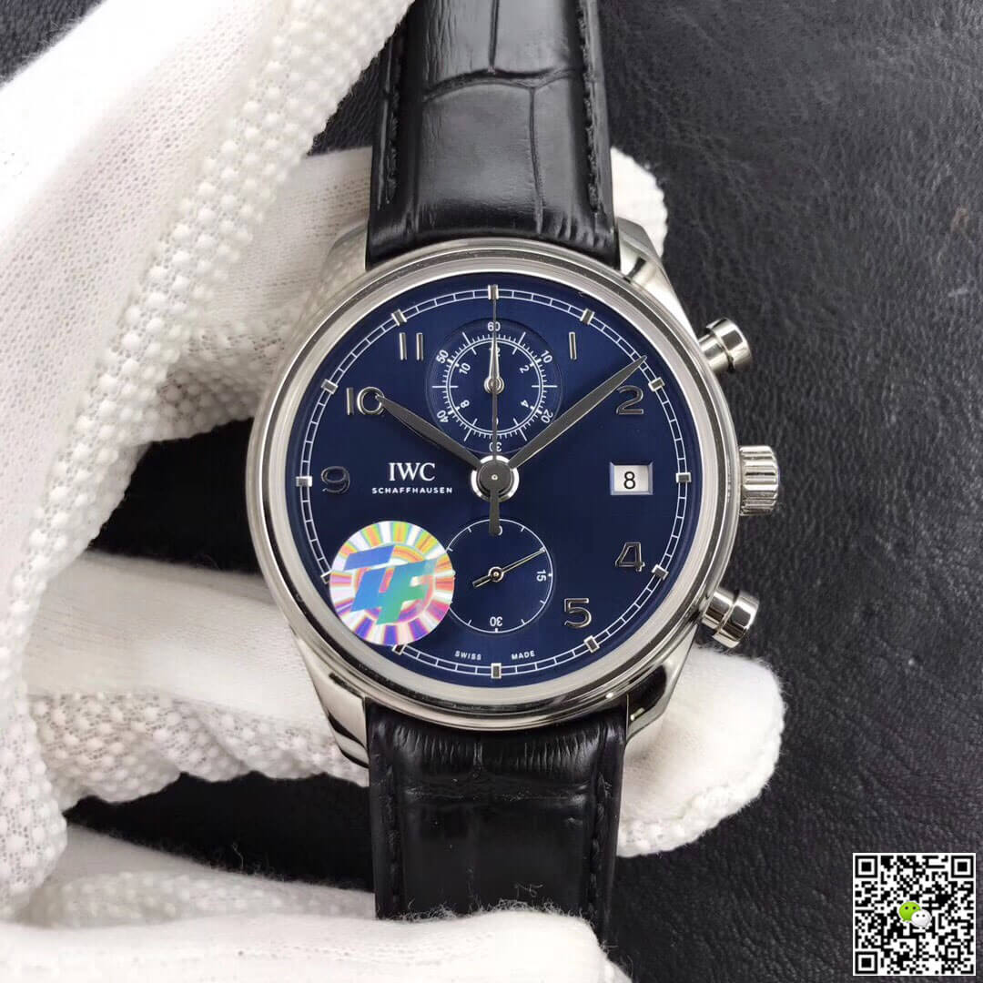 Replica IWC Portugieser IW390303 1:1 Best Edition ZF Factory Blue Dial