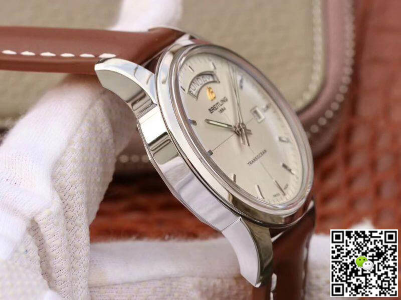 Breitling Replica Transocean Day Date A4531012/G751/437X/A20BA.1 1:1 Best Edition Swiss ETA2836 White Dial