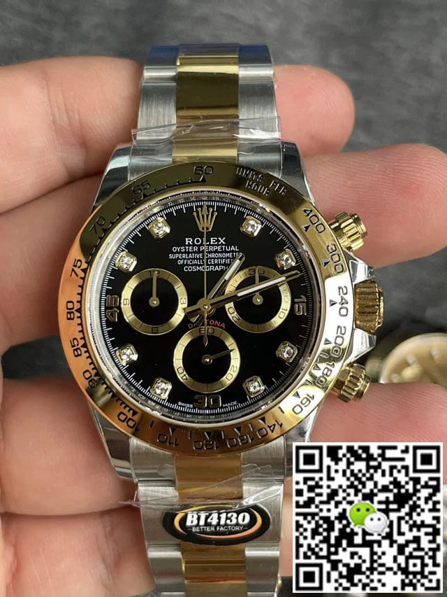 Replica R01ex Daytona M116503-0011 1:1 Best Edition BT Factory Black Dial