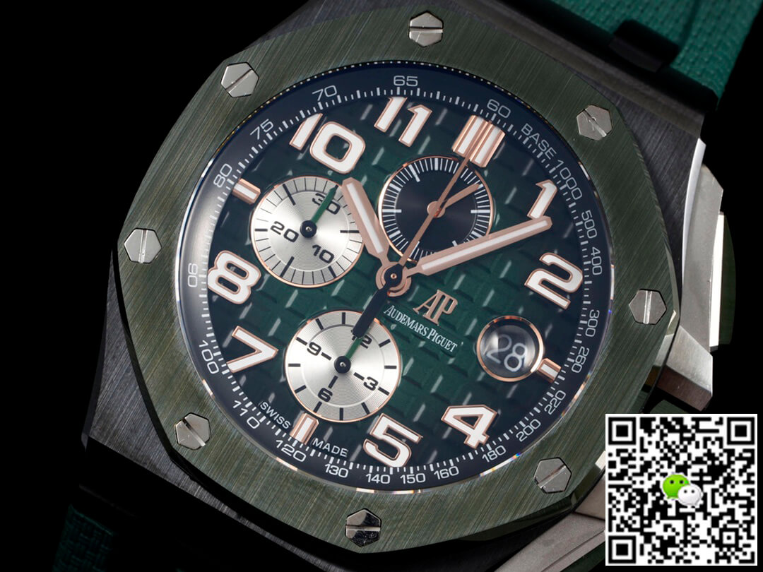 Replica Audemars P1g*et Royal Oak Offshore 26405CE.OO.A056CA.01 1:1 Best Edition RS Factory Green Dial